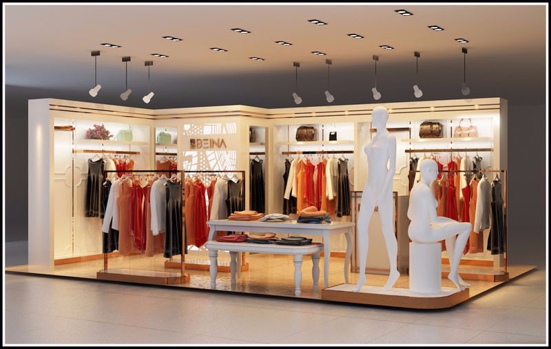 成都女装店展柜专业定制工厂